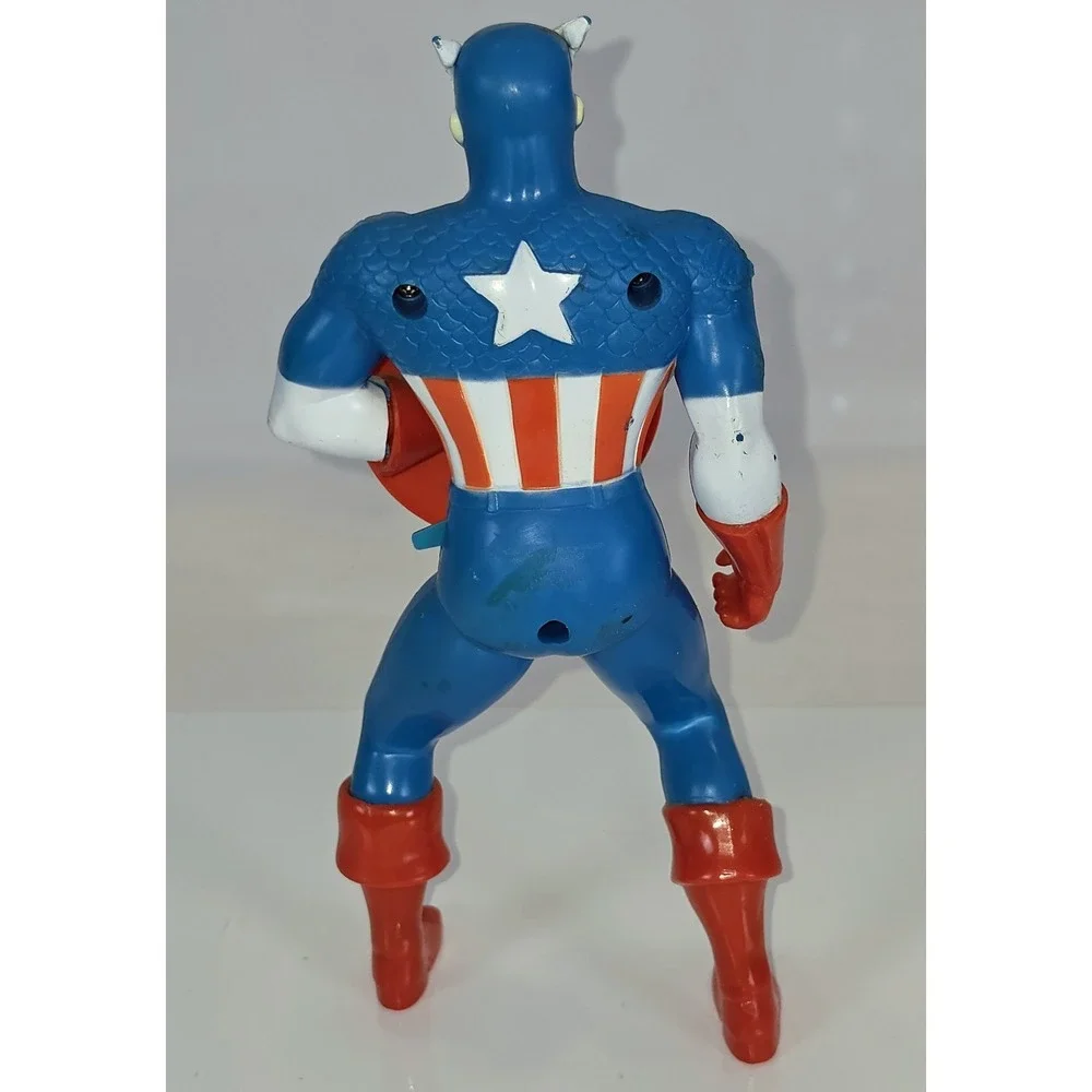 Vintage 1979 Remco Marvel Energized Captain America 9